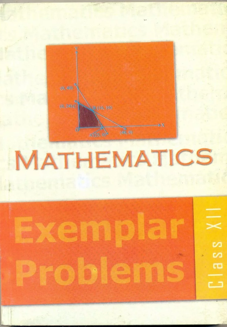 Ncert Books For Class 12 Maths 3 Maths exampler 12